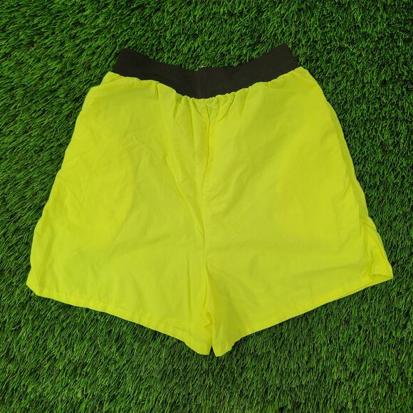 Vintage 90s MOD Gym Shorts Womens XS/S Green Neon - Picture 2 of 13